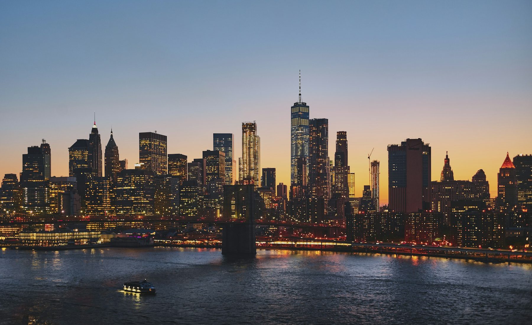 Manhattan at dusk